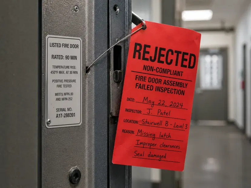 72% of Fire Doors Fail Inspection. Most of Those Failures Started on the Schedule.
